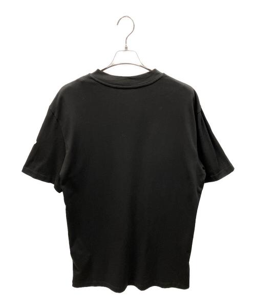 MONCLER（モンクレール）MONCLER (モンクレール) ネックロゴTシャツ ブラック サイズ:XLの古着・服飾アイテム