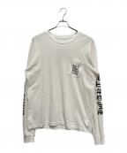 CHROME HEARTSクロムハーツ）の古着「ヴァーティカルロゴカットソー」｜ホワイト