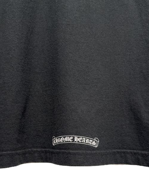 CHROME HEARTS（クロムハーツ）CHROME HEARTS (クロムハーツ) ネックロゴロングスリーブカットソー ブラック サイズ:XLの古着・服飾アイテム