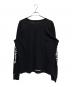 CHROME HEARTS (クロムハーツ) ネックロゴロングスリーブカットソー ブラック サイズ:XL：60000円