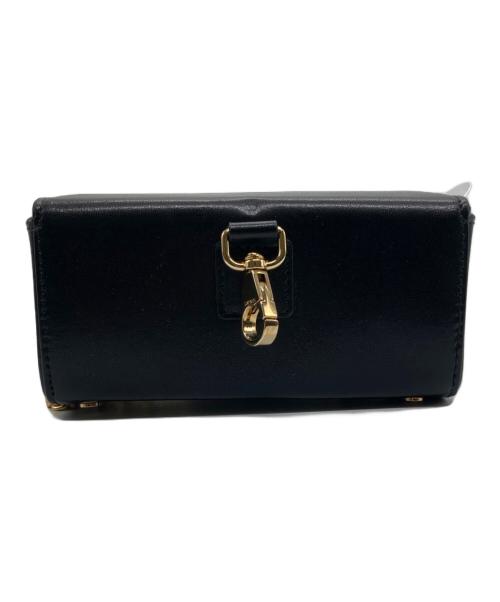 LANVIN（ランバン）LANVIN (ランバン) ロゴプレートミニバッグ ブラック 未使用品の古着・服飾アイテム