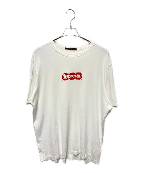 SUPREME（シュプリーム）SUPREME (シュプリーム) LOUIS VUITTON (ルイ ヴィトン) Box Logo Tee ホワイト サイズ:XLの古着・服飾アイテム
