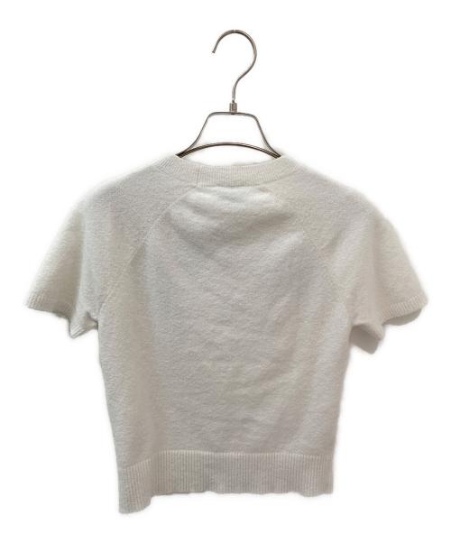 patou（パトゥ）patou (パトゥ) 半袖ニット ベージュ サイズ:XSの古着・服飾アイテム