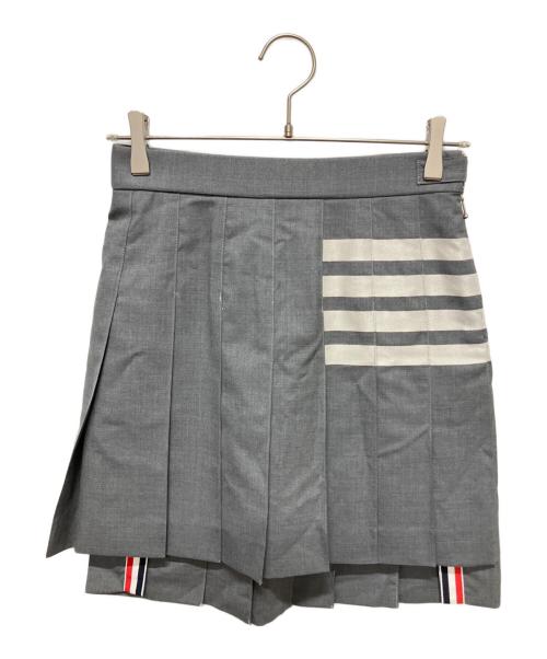 Thom Browne（トムブラウン）Thom Browne (トムブラウン) プリーツスカートFGC402V-06146-035 グレー サイズ:38の古着・服飾アイテム