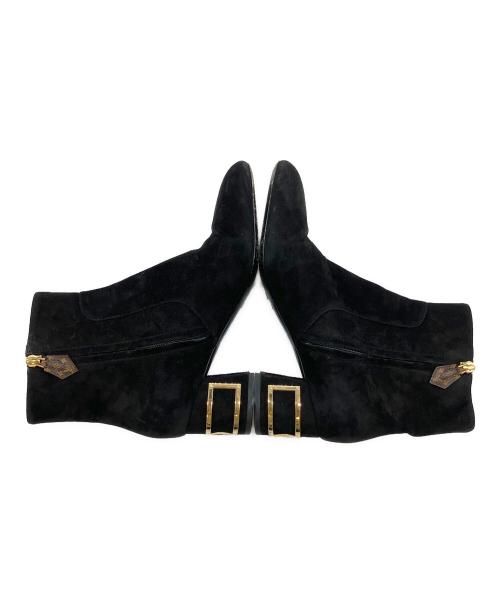 LOUIS VUITTON（ルイ ヴィトン）LOUIS VUITTON (ルイ ヴィトン) 2020年 Louis Vuitton Blissline Monogram Short Boots/ショートブーツ ブリスラインモノグラム/ショートブーツ ブラック サイズ:38　1/2の古着・服飾アイテム