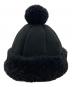 GUCCI (グッチ) ムートンボアニットキャップ ブラック サイズ:S：55000円