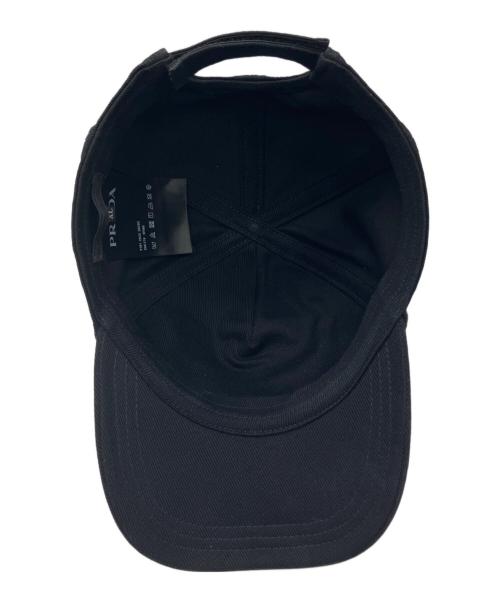 PRADA（プラダ）PRADA (プラダ) PRADA Logo Cap/ロゴキャップ ブラック サイズ:XLの古着・服飾アイテム