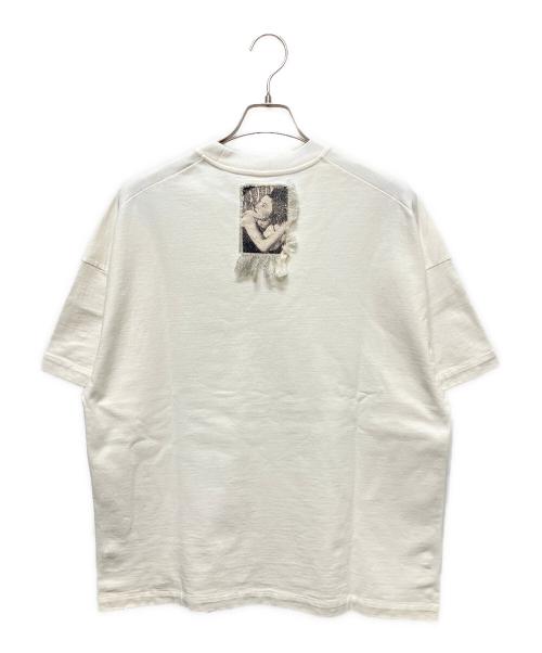 JIL SANDER（ジルサンダー）JIL SANDER (ジルサンダー) フォトパッチTシャツ ホワイト サイズ:Sの古着・服飾アイテム