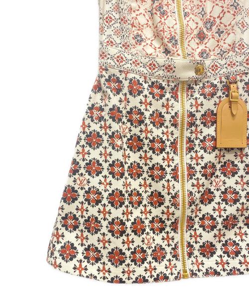 LOUIS VUITTON（ルイ ヴィトン）LOUIS VUITTON (ルイ ヴィトン) Sleeveless Dress/Aラインワンピース アイボリー サイズ:34の古着・服飾アイテム