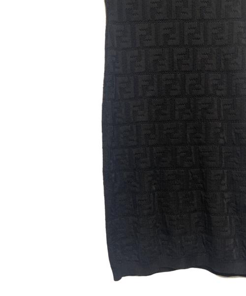 FENDI（フェンディ）FENDI (フェンディ) FENDI Knit Dress/ズッカニットワンピース ブラック サイズ:36の古着・服飾アイテム