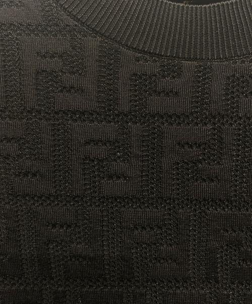 FENDI（フェンディ）FENDI (フェンディ) FENDI Knit Dress/ズッカニットワンピース ブラック サイズ:36の古着・服飾アイテム