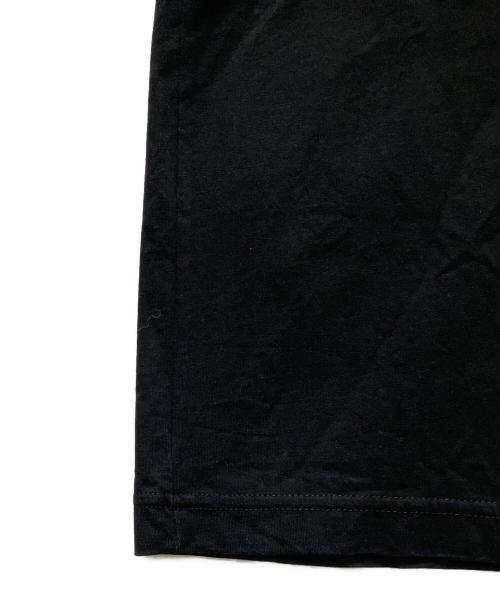 PRADA（プラダ）PRADA (プラダ) ロゴ刺繍クルーネックTシャツ ブラック サイズ:Lの古着・服飾アイテム