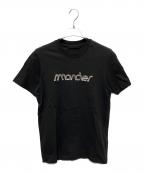 MONCLERモンクレール）の古着「ロゴプリントＴシャツ」｜ブラック