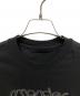 中古・古着 MONCLER (モンクレール) ロゴプリントＴシャツ ブラック サイズ:S：27000円