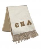 CHANELシャネル）の古着「ココマークロゴ カシミアマフラー」｜ベージュ