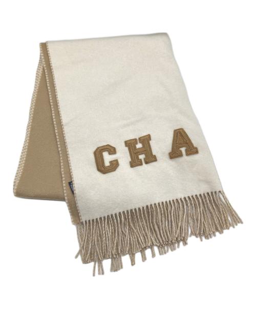 CHANEL（シャネル）CHANEL (シャネル) ココマークロゴ カシミアマフラー ベージュ サイズ:-の古着・服飾アイテム