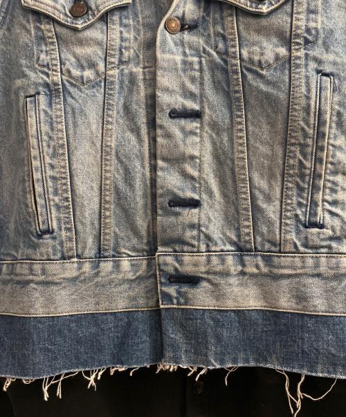 JUNYA WATANABE MAN（ジュンヤワタナベマン）JUNYA WATANABE MAN (ジュンヤワタナベマン) 25SS デニムジャケット インディゴ×ブラック サイズ:S 未使用品の古着・服飾アイテム