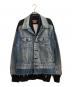 JUNYA WATANABE MAN（ジュンヤワタナベマン）の古着「25SS デニムジャケット」｜インディゴ×ブラック