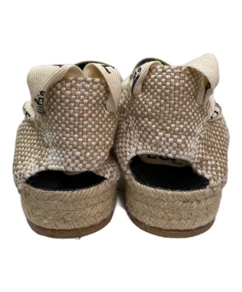 LOEWE（ロエベ）LOEWE (ロエベ) エスパドリーユ ベージュ サイズ:39の古着・服飾アイテム