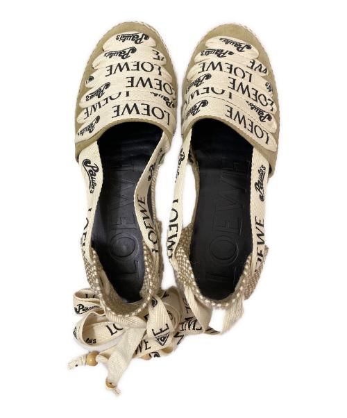 LOEWE（ロエベ）LOEWE (ロエベ) エスパドリーユ ベージュ サイズ:39の古着・服飾アイテム