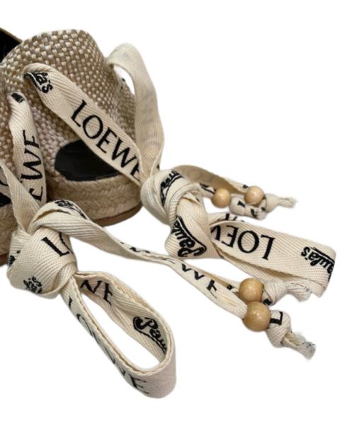 LOEWE（ロエベ）LOEWE (ロエベ) エスパドリーユ ベージュ サイズ:39の古着・服飾アイテム