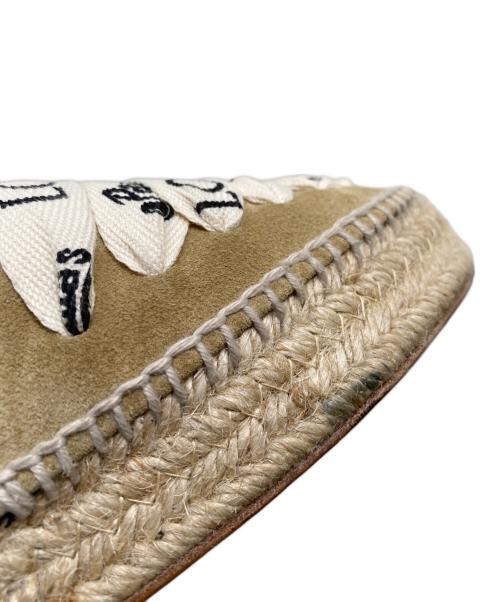 LOEWE（ロエベ）LOEWE (ロエベ) エスパドリーユ ベージュ サイズ:39の古着・服飾アイテム