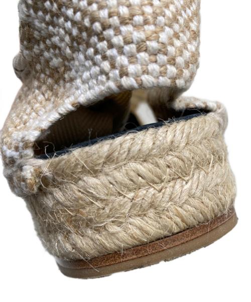 LOEWE（ロエベ）LOEWE (ロエベ) エスパドリーユ ベージュ サイズ:39の古着・服飾アイテム