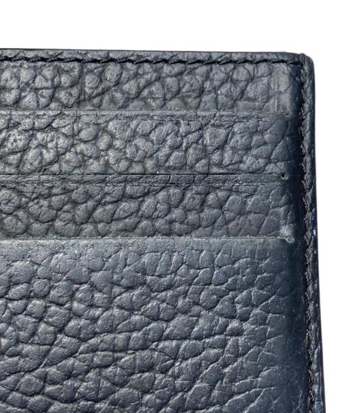 MM6 Maison Margiela（エムエムシックスメゾンマルジェラ）MM6 Maison Margiela (エムエムシックスメゾンマルジェラ) ロゴデザインカードケース ブラックの古着・服飾アイテム