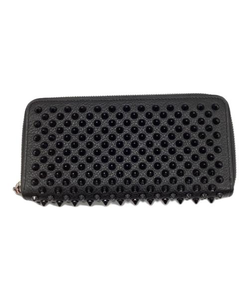 Christian Louboutin（クリスチャン・ルブタン）Christian Louboutin (クリスチャン・ルブタン) ラウンドステッチ長財布 ブラックの古着・服飾アイテム