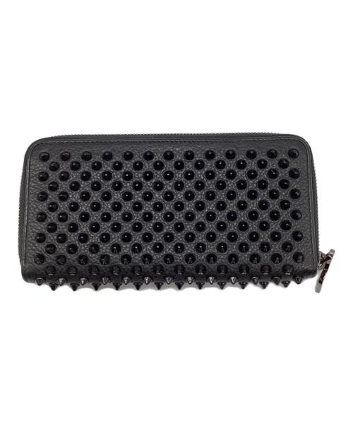 Christian Louboutin（クリスチャン・ルブタン）Christian Louboutin (クリスチャン・ルブタン) ラウンドステッチ長財布 ブラックの古着・服飾アイテム