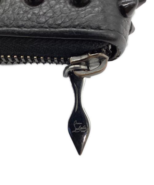 Christian Louboutin（クリスチャン・ルブタン）Christian Louboutin (クリスチャン・ルブタン) ラウンドステッチ長財布 ブラックの古着・服飾アイテム