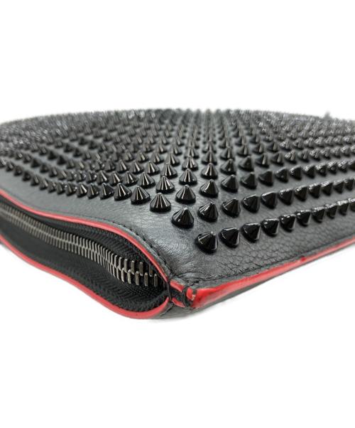 Christian Louboutin（クリスチャン・ルブタン）Christian Louboutin (クリスチャン・ルブタン) トリックトラッククラッチバッグ ブラック×レッドの古着・服飾アイテム