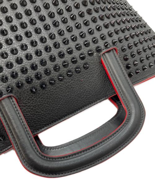 Christian Louboutin（クリスチャン・ルブタン）Christian Louboutin (クリスチャン・ルブタン) トリックトラッククラッチバッグ ブラック×レッドの古着・服飾アイテム