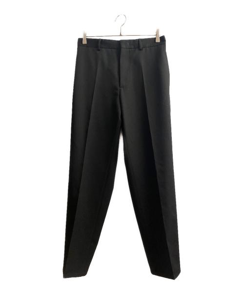 JIL SANDER（ジルサンダー）JIL SANDER (ジルサンダー) 23AW ライト ウールギャバ ストレート スラックス パンツ ブラック サイズ:46の古着・服飾アイテム