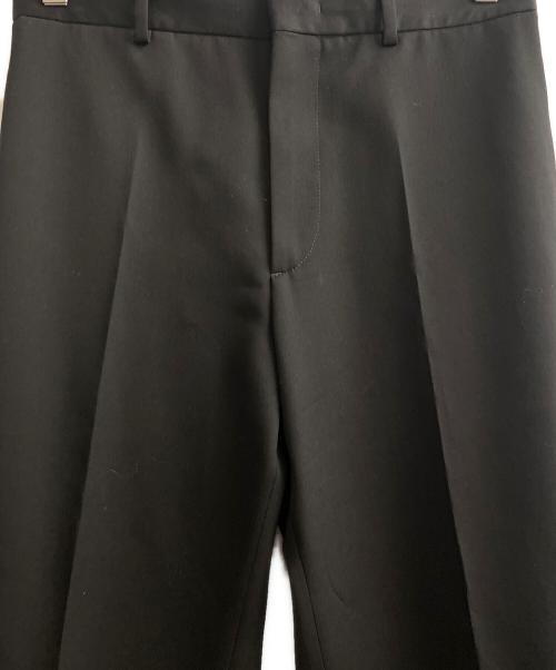 JIL SANDER（ジルサンダー）JIL SANDER (ジルサンダー) 23AW ライト ウールギャバ ストレート スラックス パンツ ブラック サイズ:46の古着・服飾アイテム