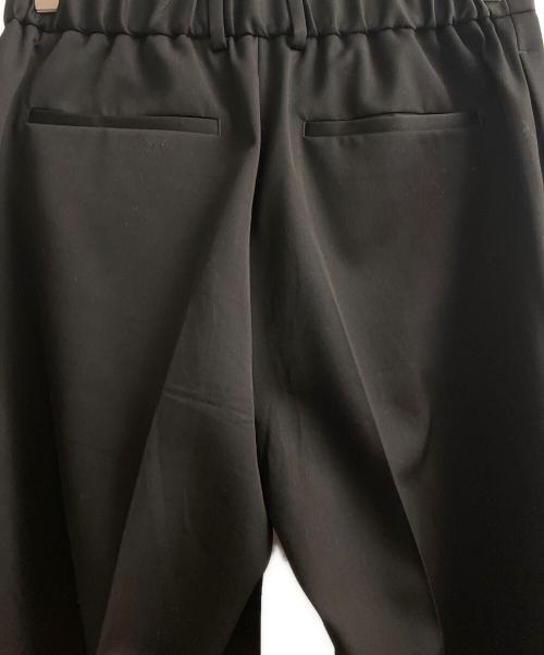 JIL SANDER（ジルサンダー）JIL SANDER (ジルサンダー) 23AW ライト ウールギャバ ストレート スラックス パンツ ブラック サイズ:46の古着・服飾アイテム