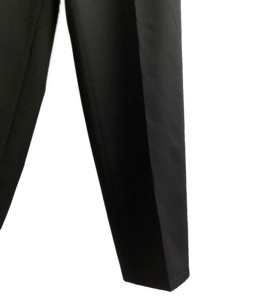 JIL SANDER（ジルサンダー）JIL SANDER (ジルサンダー) 23AW ライト ウールギャバ ストレート スラックス パンツ ブラック サイズ:46の古着・服飾アイテム