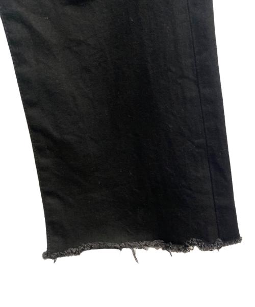 CELINE（セリーヌ）CELINE (セリーヌ) ディランカットオフフレアデニム ブラック サイズ:28の古着・服飾アイテム