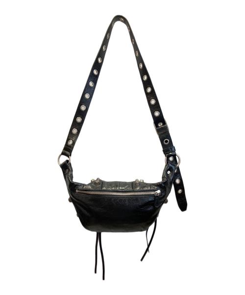 BALENCIAGA（バレンシアガ）BALENCIAGA (バレンシアガ) LE CAGOLE ベルトバッグ ブラックの古着・服飾アイテム