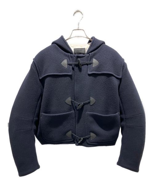 PRADA（プラダ）PRADA (プラダ) Wool Down Padded Duffle Jacket/ウールダウンパデッドダッフルジャケット ネイビー サイズ:XXLの古着・服飾アイテム