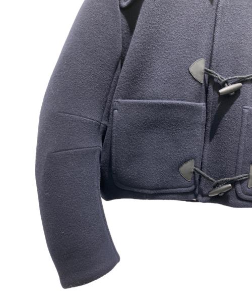 PRADA（プラダ）PRADA (プラダ) Wool Down Padded Duffle Jacket/ウールダウンパデッドダッフルジャケット ネイビー サイズ:XXLの古着・服飾アイテム