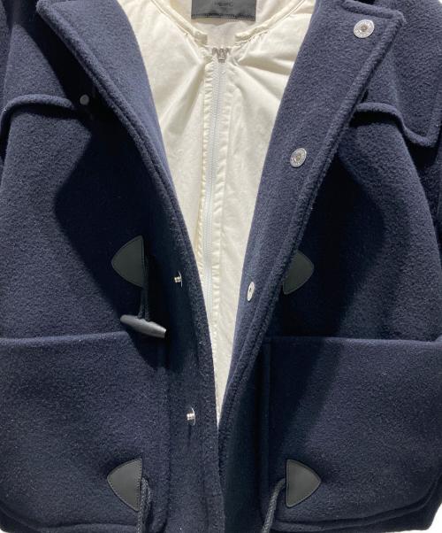 PRADA（プラダ）PRADA (プラダ) Wool Down Padded Duffle Jacket/ウールダウンパデッドダッフルジャケット ネイビー サイズ:XXLの古着・服飾アイテム