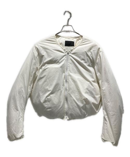 PRADA（プラダ）PRADA (プラダ) Wool Down Padded Duffle Jacket/ウールダウンパデッドダッフルジャケット ネイビー サイズ:XXLの古着・服飾アイテム