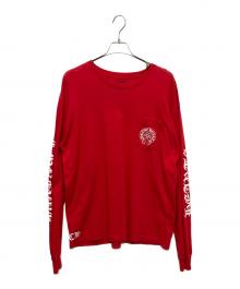 CHROME HEARTS（クロムハーツ）の古着「ロングスリーブカットソー」｜レッド