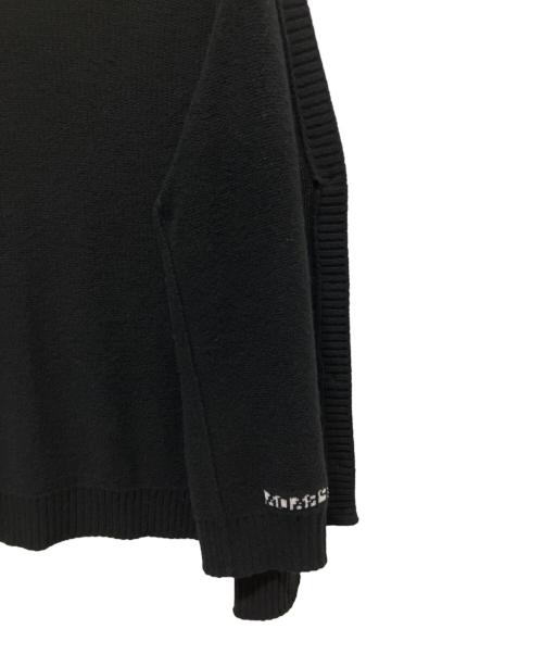 PRADA（プラダ）PRADA (プラダ) カシミア混ロゴカーディガン ブラック サイズ:42の古着・服飾アイテム