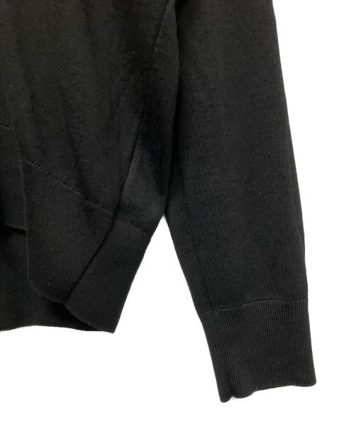 ami（アミ）ami (アミ) Ami Logo Cardigan/ロゴ刺繍 Ami De Coeurカーディガン ブラック サイズ:XXLの古着・服飾アイテム