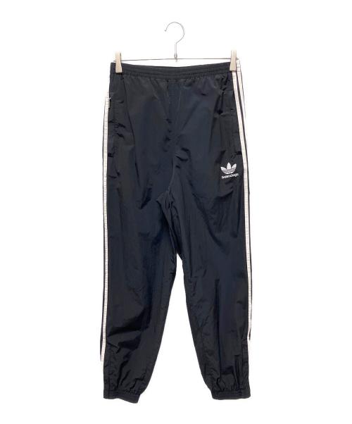 BALENCIAGA（バレンシアガ）BALENCIAGA (バレンシアガ) adidas (アディダス) 23SS ナイロントラックパンツ / コラボパンツ ブラック サイズ:34の古着・服飾アイテム