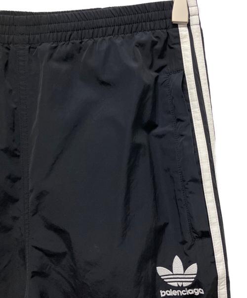 BALENCIAGA（バレンシアガ）BALENCIAGA (バレンシアガ) adidas (アディダス) 23SS ナイロントラックパンツ / コラボパンツ ブラック サイズ:34の古着・服飾アイテム