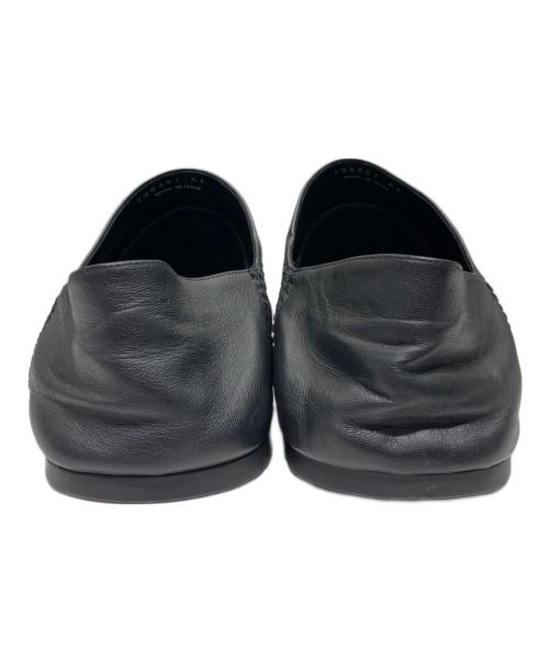 BALENCIAGA（バレンシアガ）BALENCIAGA (バレンシアガ) Leather Slip-on(レザースリッポン)/レザーバブーシュ ブラック サイズ:41の古着・服飾アイテム