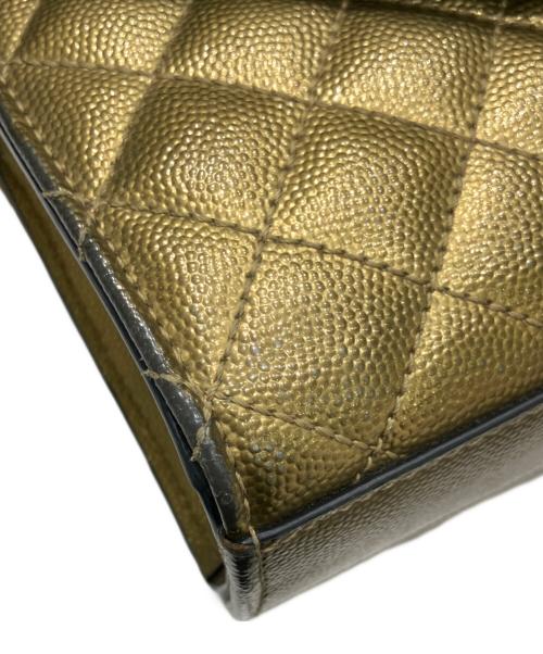 Saint Laurent Paris（サンローランパリ）Saint Laurent Paris (サンローランパリ) カサンドラチェーンショルダーバッグ ゴールドの古着・服飾アイテム